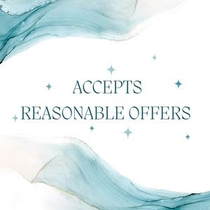 !! I ACCEPT REASONABLE OFFERS !!